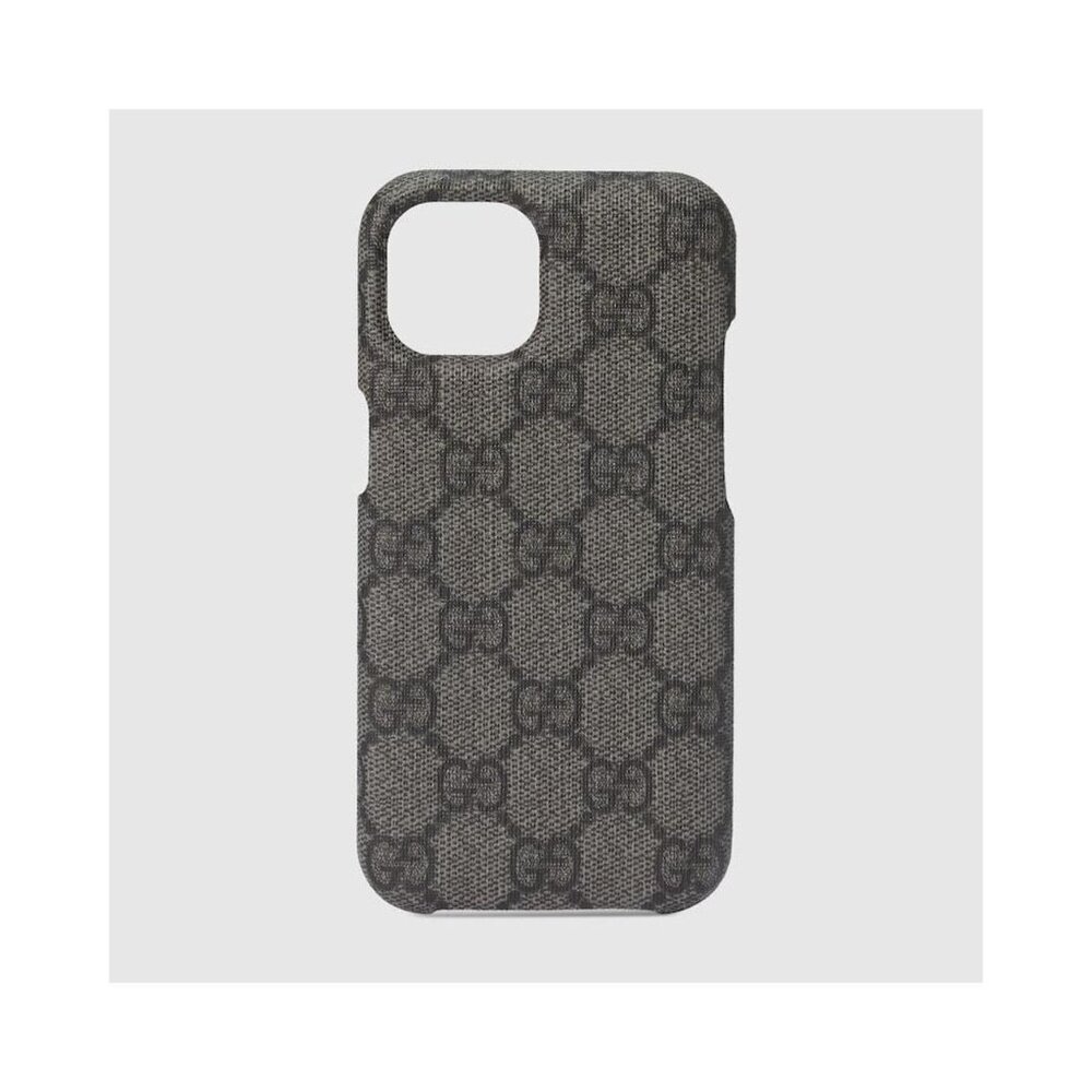 NEW Gucci iPhone 15 Grey Ophidia Case GG 100% Authentic